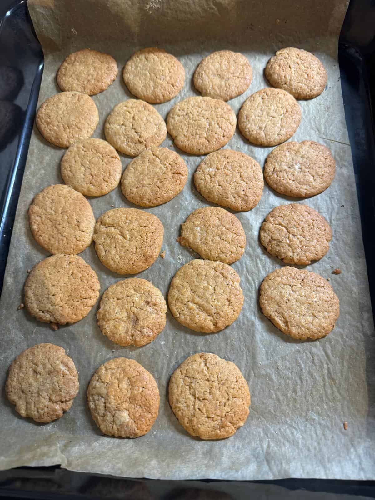 Homemade IKEA style Pepparkakor ginger cookies